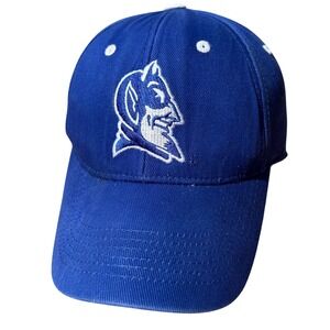 Vintage Duke Blue Devils Hat Unisex OSFM Blue Y2K Captivating Headgear